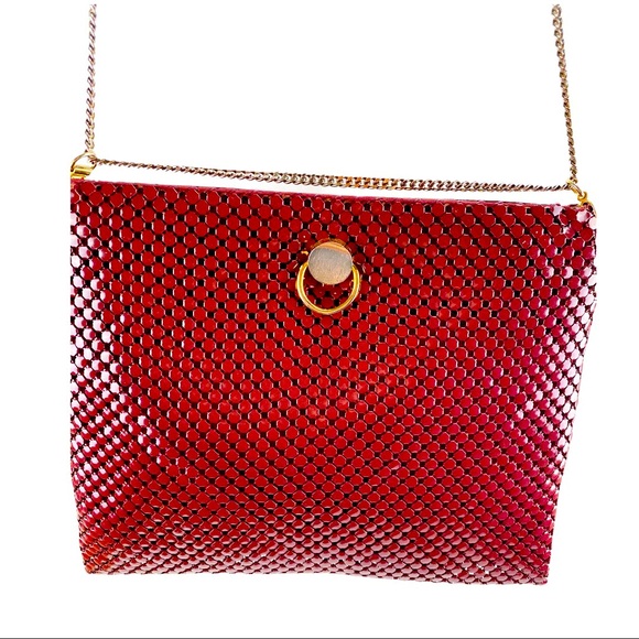 VINTAGE | Wine Metal Purse With Strap | OS - Picture 6 of 9